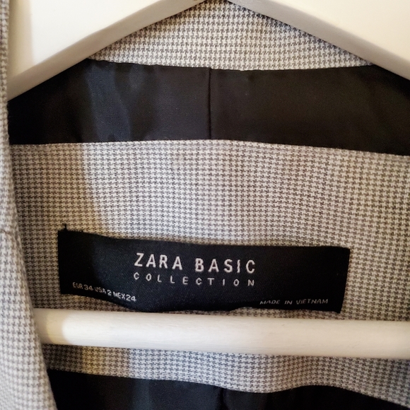 Zara Checkered / Plaid blazer - Picture 6 of 7